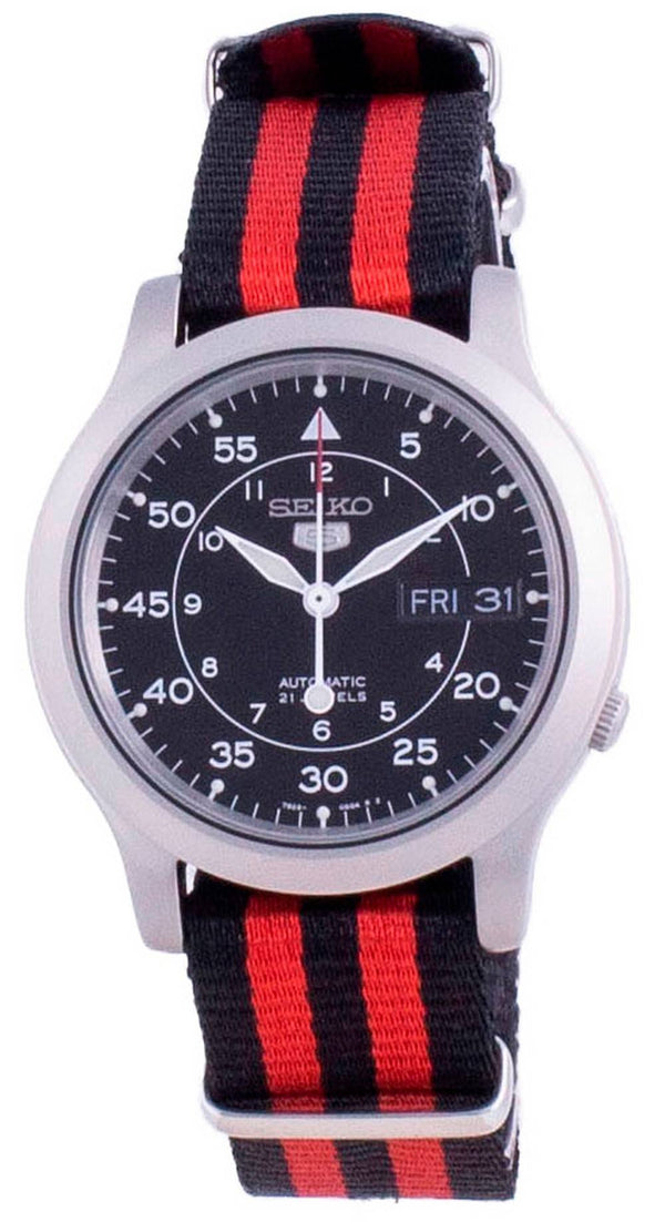 Seiko 5 Military SNK809K2-var-NATOS15 Automatic Nylon Strap Men's Watch