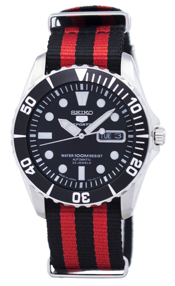 Seiko 5 Sports Automatic 23 Jewels NATO Strap SNZF17J1-NATO3 Men's Watch