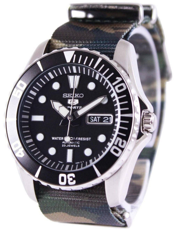 Seiko 5 Sports Automatic NATO Strap SNZF17K1-NATO5 Men's Watch