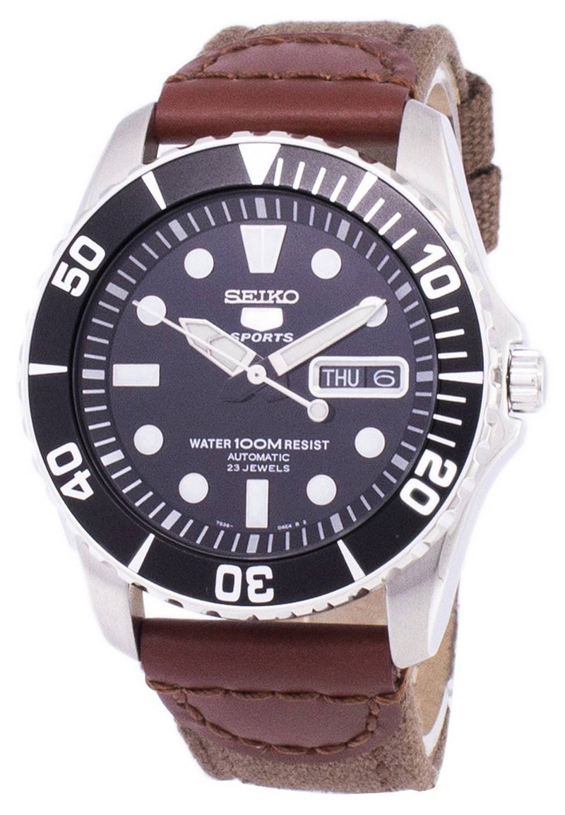 Seiko 5 Sports Automatic Canvas Strap SNZF17K1-NS1 Men's Watch