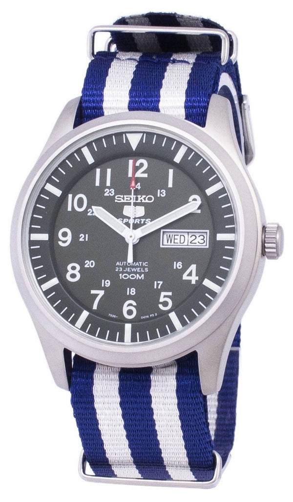 Seiko 5 Sports Automatic Nato Strap SNZG09K1-var-NATO2 Men's Watch