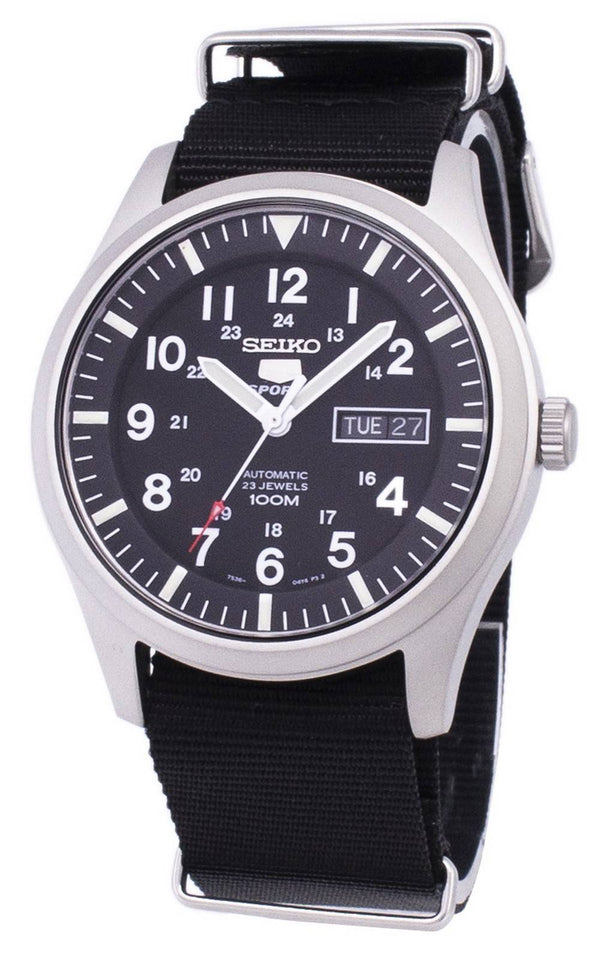 Seiko 5 Sports Automatic Nato Strap SNZG15K1-var-NATO4 Men's Watch