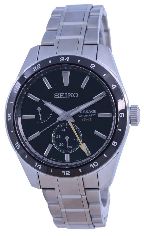 Seiko Presage Sharp Edged GMT Automatic SPB219 SPB219J1 SPB219J 100M Men's Watch