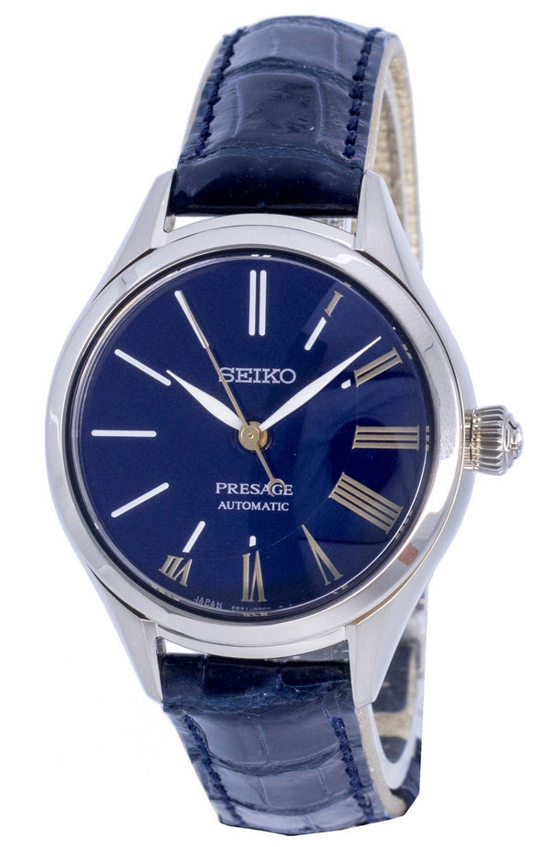 Seiko Presage Limited Edition Blue Dial Leather Automatic SPB236 SPB236J1 SPB236J Women's Watch