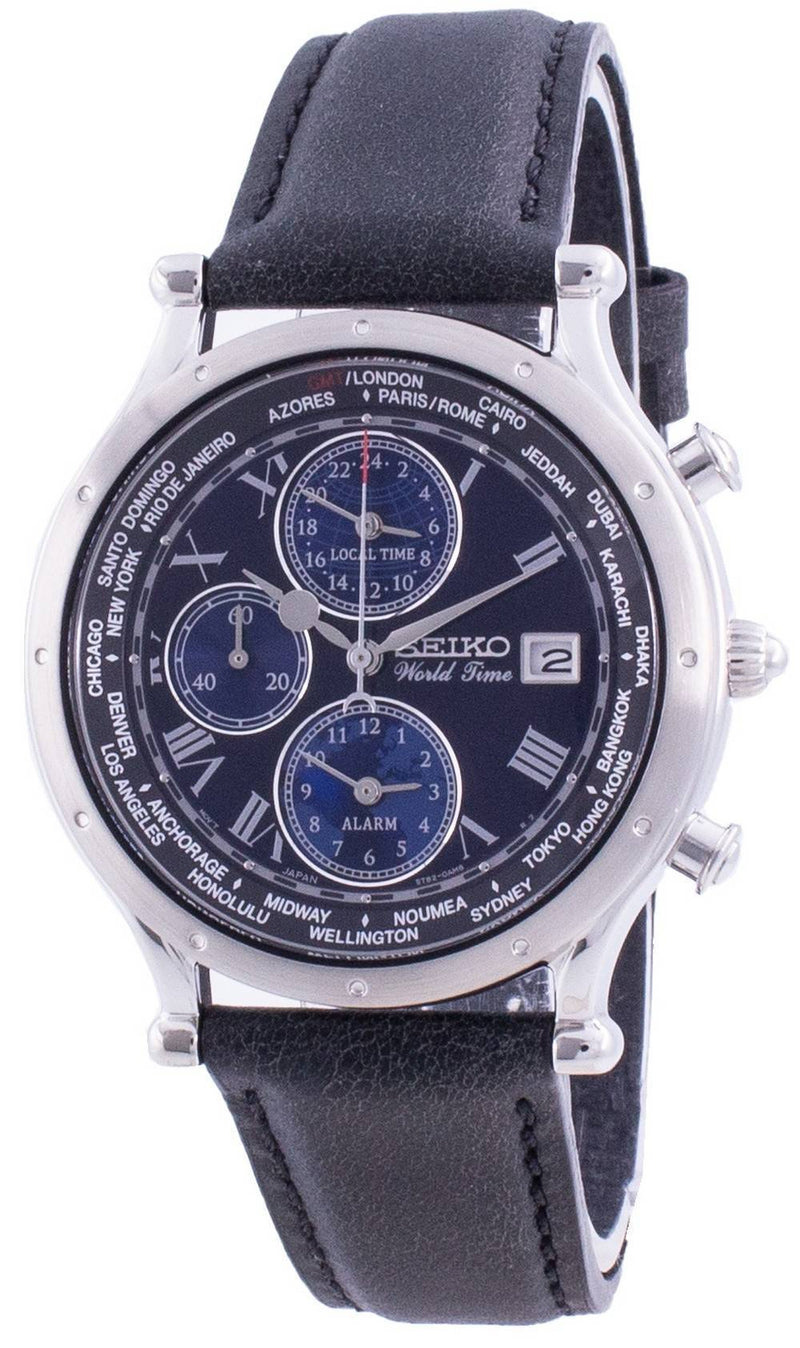 Seiko 30th Anniversary Age Of Discovery World Time SPL059 SPL059P1 SPL059P Quartz Chronograph Limited Edition Men's Watch