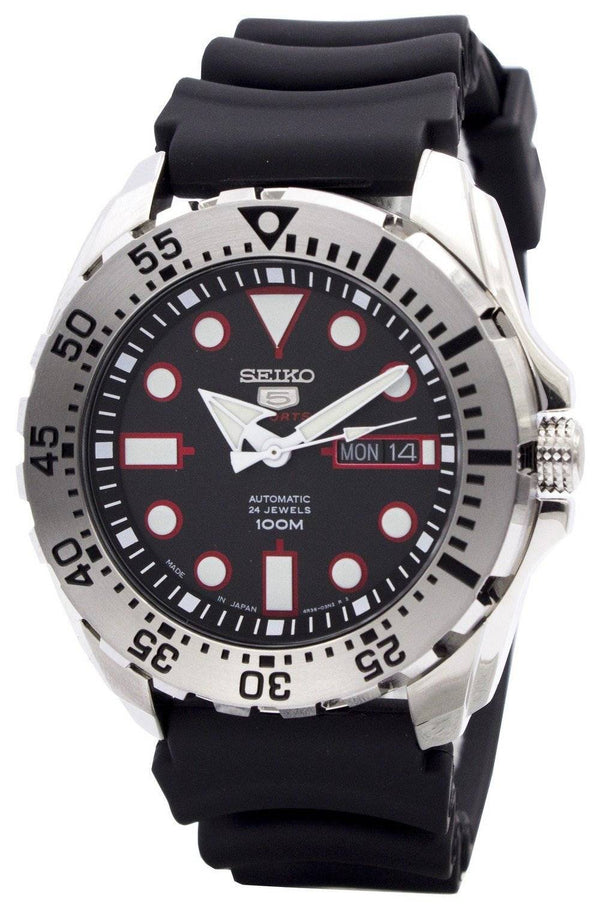 Seiko 5 Sports Automatic 24 Jewels Japan Made SRP601 SRP601J1 SRP601J Men's Watch