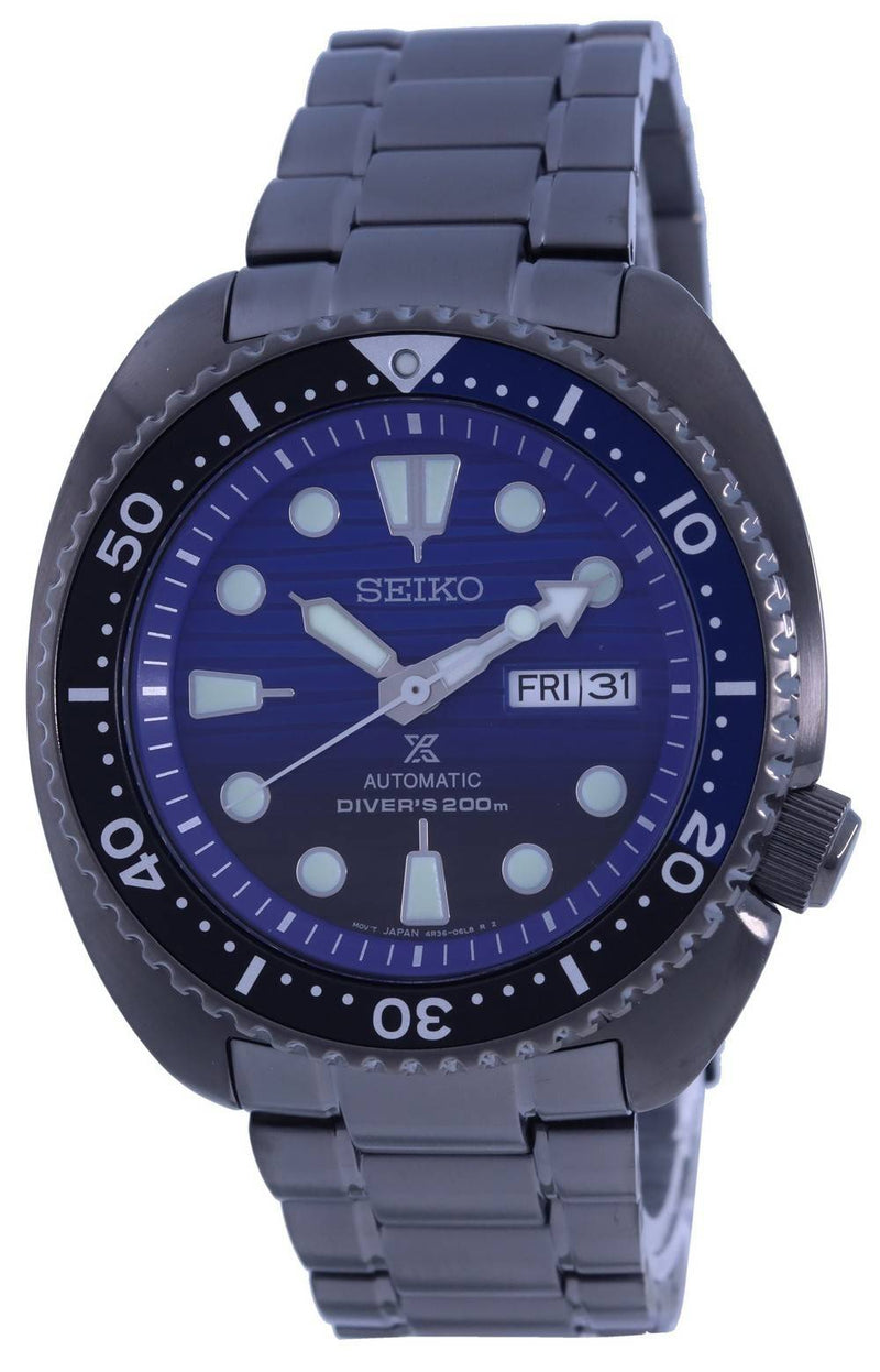 Seiko Prospex Turtle Save The Ocean Special Edition Automatic Diver's SRPD11 SRPD11K1 SRPD11K 200M Men's Watch