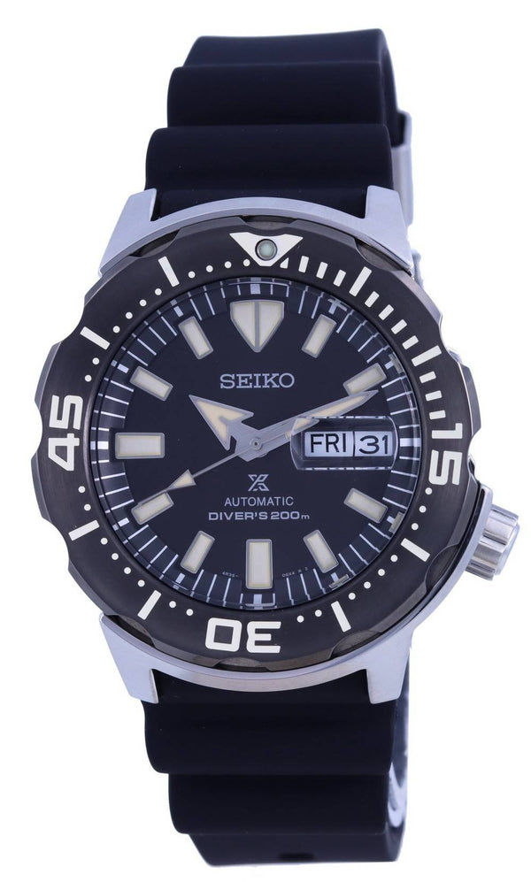 Seiko Prospex Monster Black Dial Automatic Diver's SRPD27 SRPD27K1 SRPD27K 200M Men's Watch