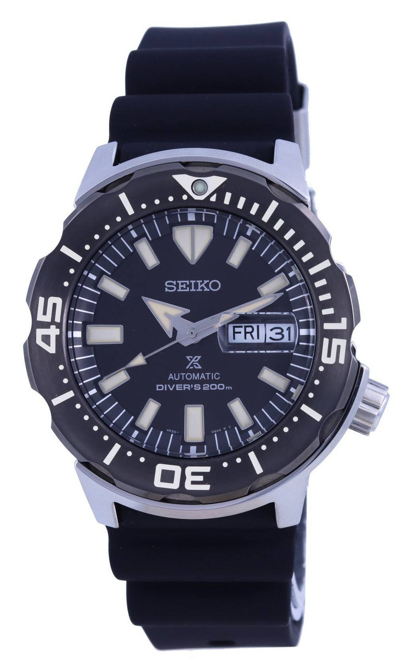 Seiko Prospex Monster Black Dial Automatic Diver's SRPD27 SRPD27K1 SRPD27K 200M Men's Watch