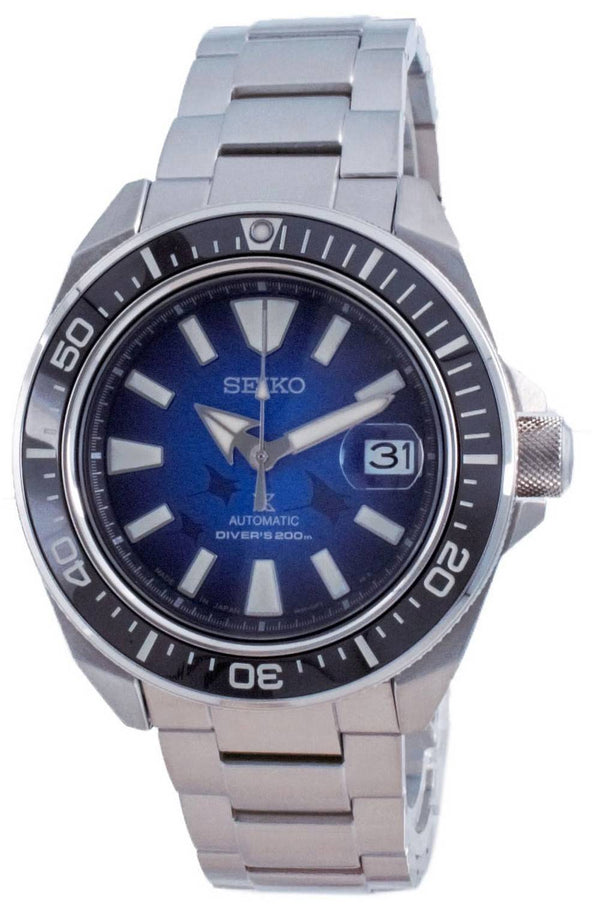 Seiko Prospex Save The Ocean Manta Ray Edition Automatic Diver's SRPE33 SRPE33J1 SRPE33J 200M Men's Watch