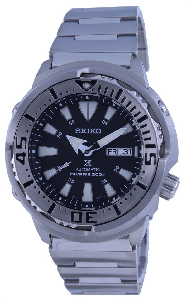 Seiko Prospex Black Dial Diver's Automatic SRPE85K1 200M Men's Watch