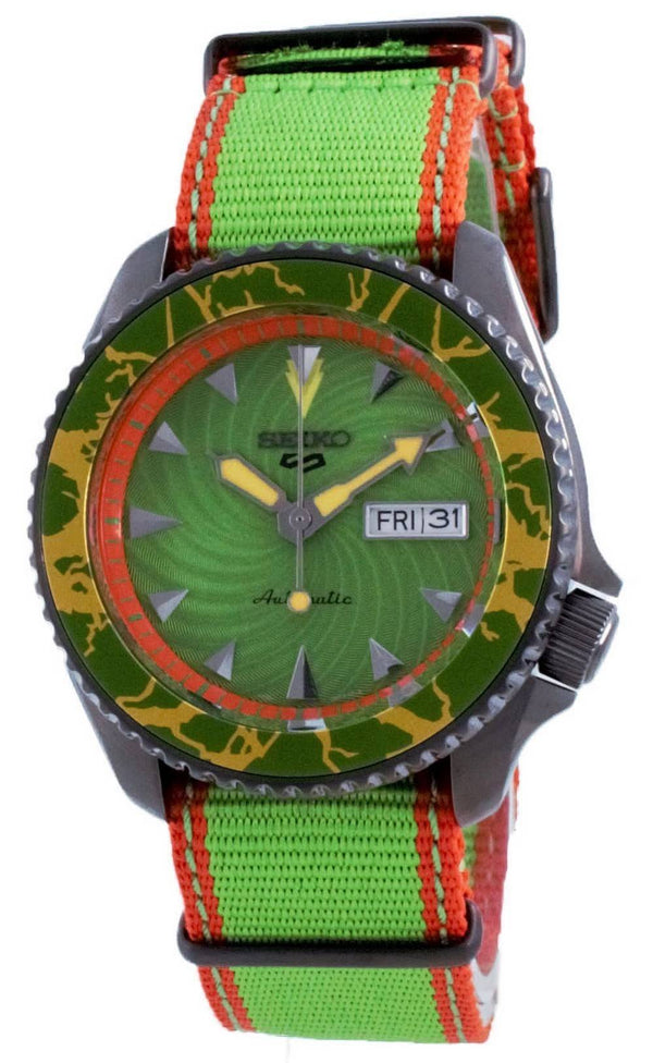 Seiko 5 Sports Street Fighter Blanka Limited Edition Automatic SRPF23 SRPF23K1 SRPF23K 100M Men's Watch