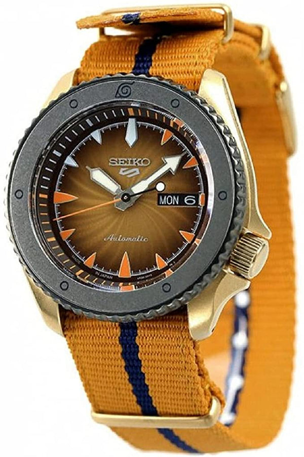 Seiko 5 Sports Naruto Uzumaki Limited Edition Automatic SRPF70 SRPF70K1 SRPF70K 100M Men's Watch