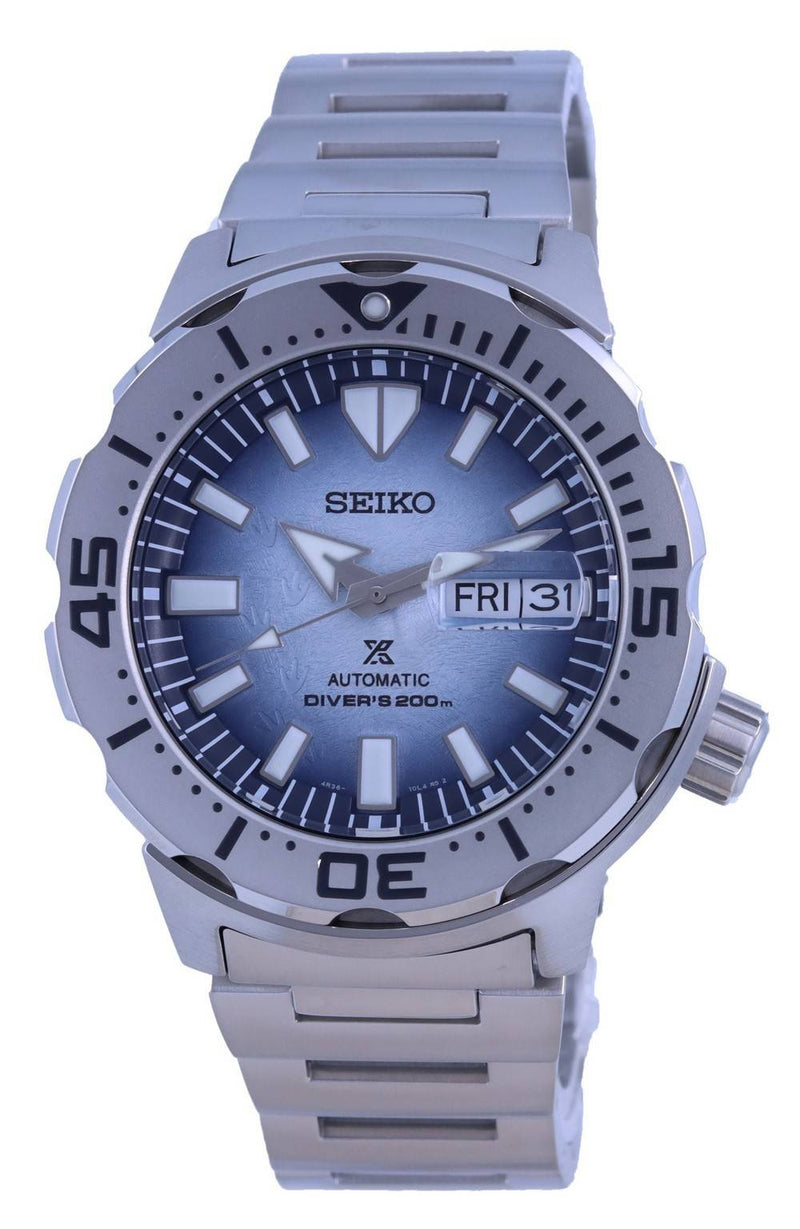 Seiko Prospex Antarctica Monster Save The Ocean Special Edition Automatic SRPG57 SRPG57K1 SRPG57K 200M Men's Watch