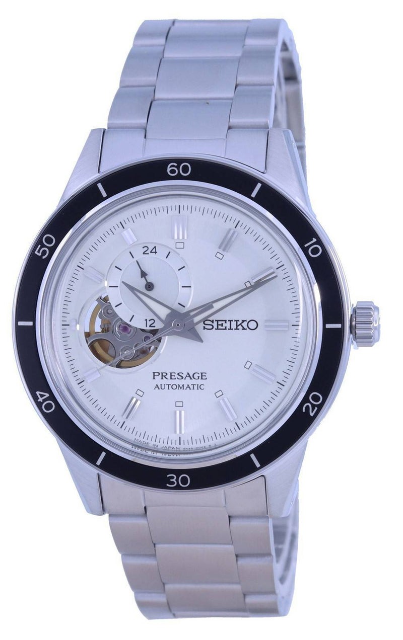 Seiko Presage Style 60's Open Heart Cream Dial Automatic SSA423 SSA423J1 SSA423J Men's Watch