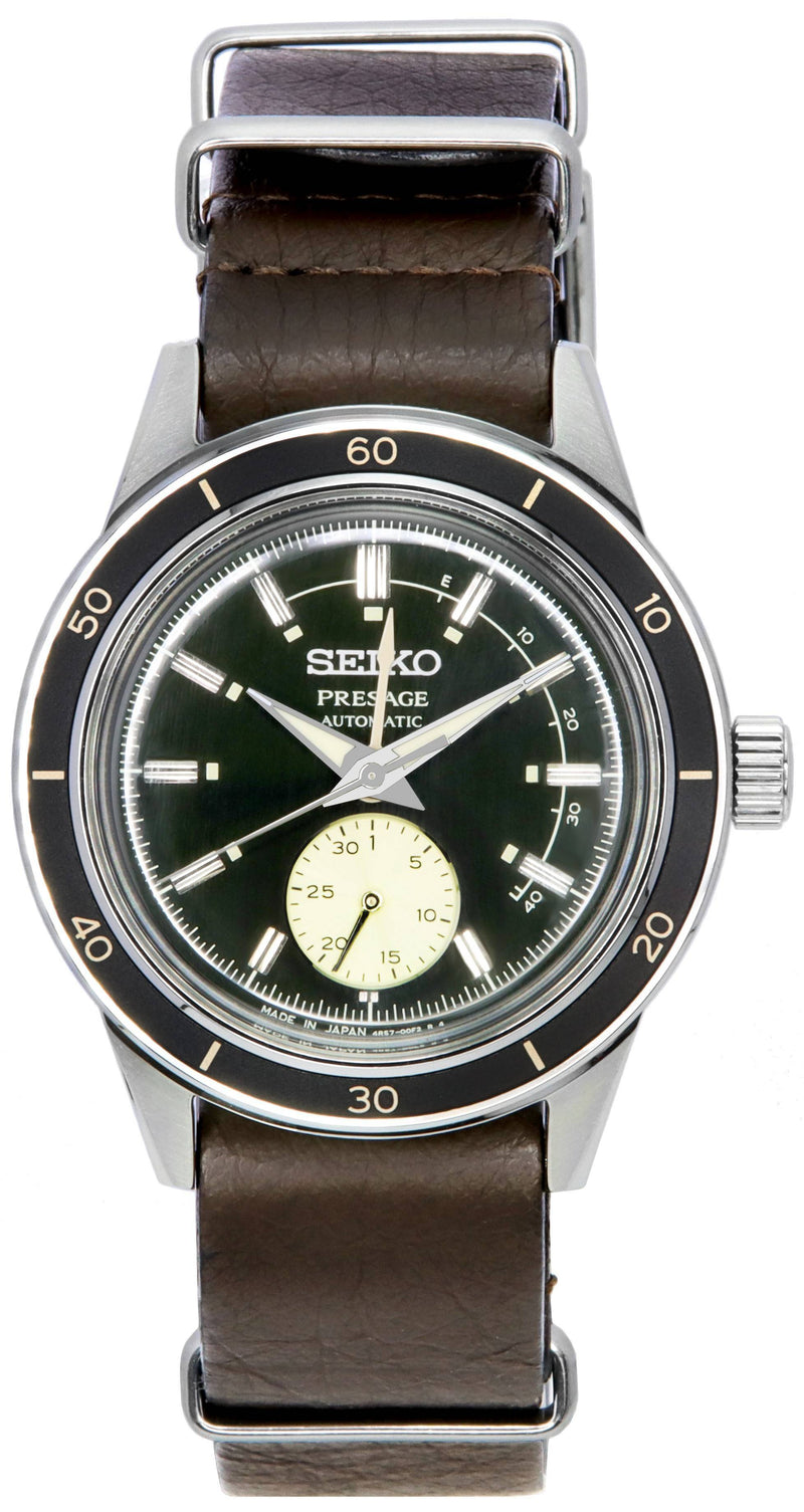 Seiko Presage Style60s Green Dial Automatic SSA451 SSA451J1 SSA451J Men's Watch