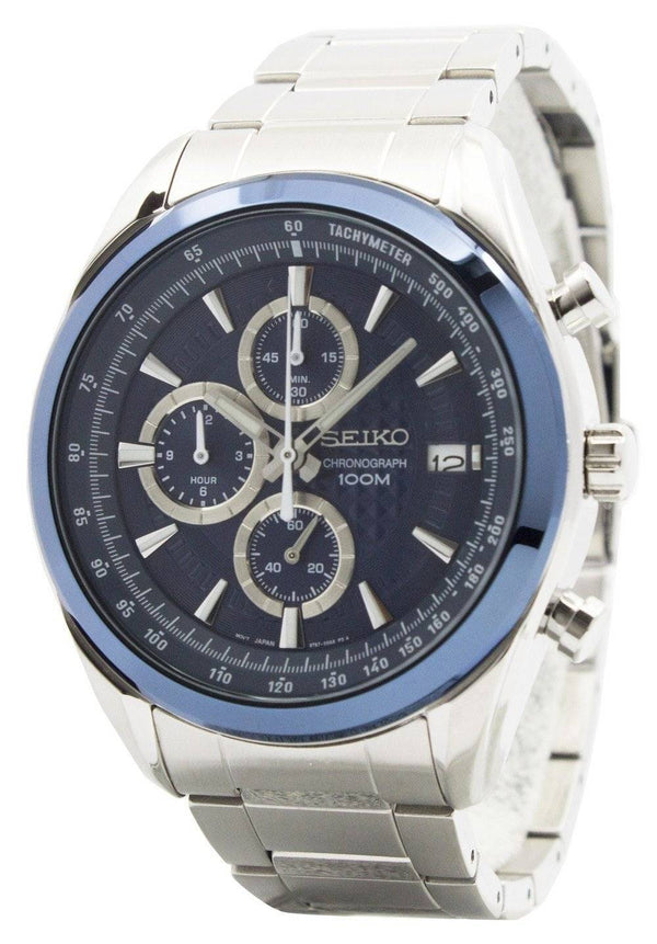 Seiko Quartz Chronograph SSB177 SSB177P1 SSB177P Men's Watch
