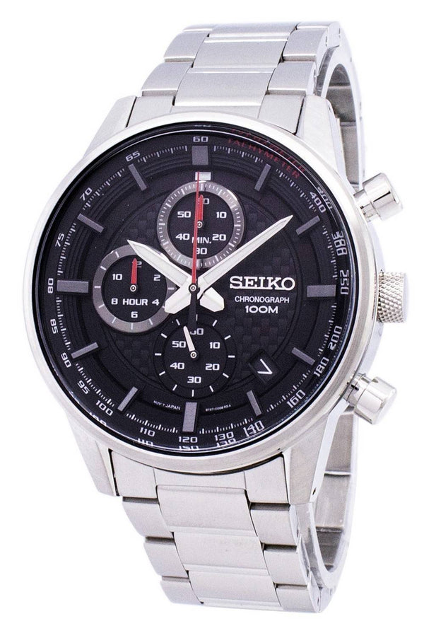 Seiko Sports Chronograph Tachymeter Quartz SSB313 SSB313P1 SSB313P Men's Watch