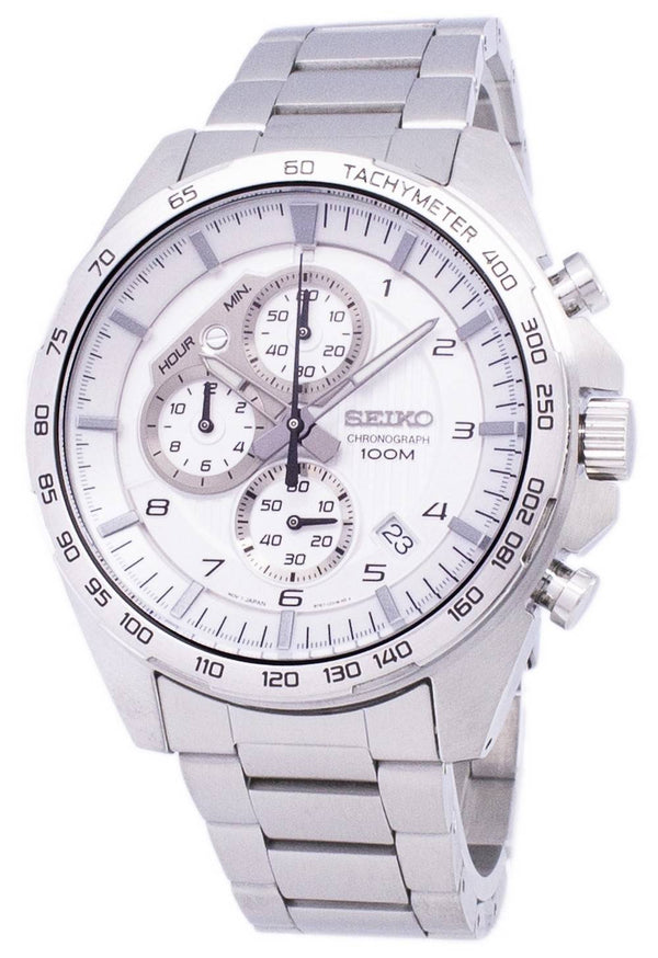 Seiko Chronograph Tachymeter Quartz SSB317 SSB317P1 SSB317P Men's Watch