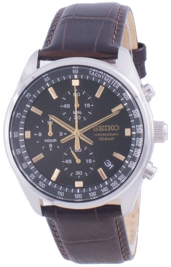 Seiko Chronograph Quartz SSB385 SSB385P1 SSB385P 100M Men's Watch