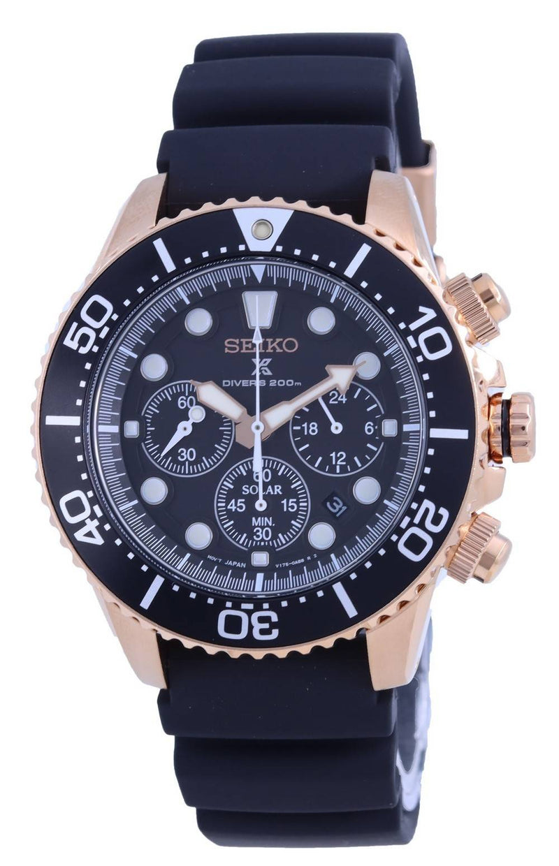 Seiko Prospex Chronograph Solar Diver's SSC786 SSC786P1 SSC786P 200M Men's Watch