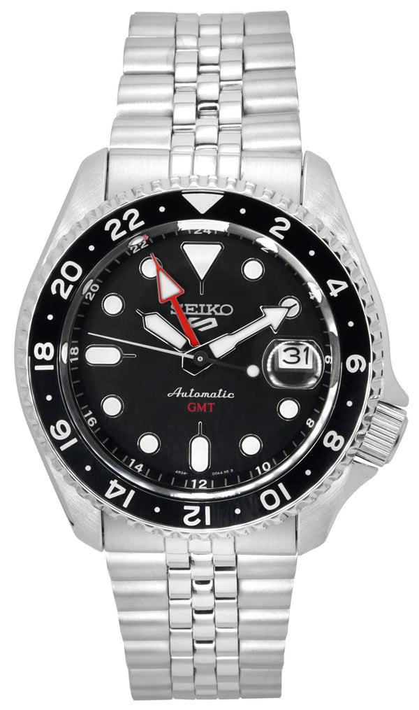 Seiko 5 Sports Black Grape GMT SKX Re-Interpretation Automatic SSK001 SSK001K1 SSK001K 100M Men's Watch