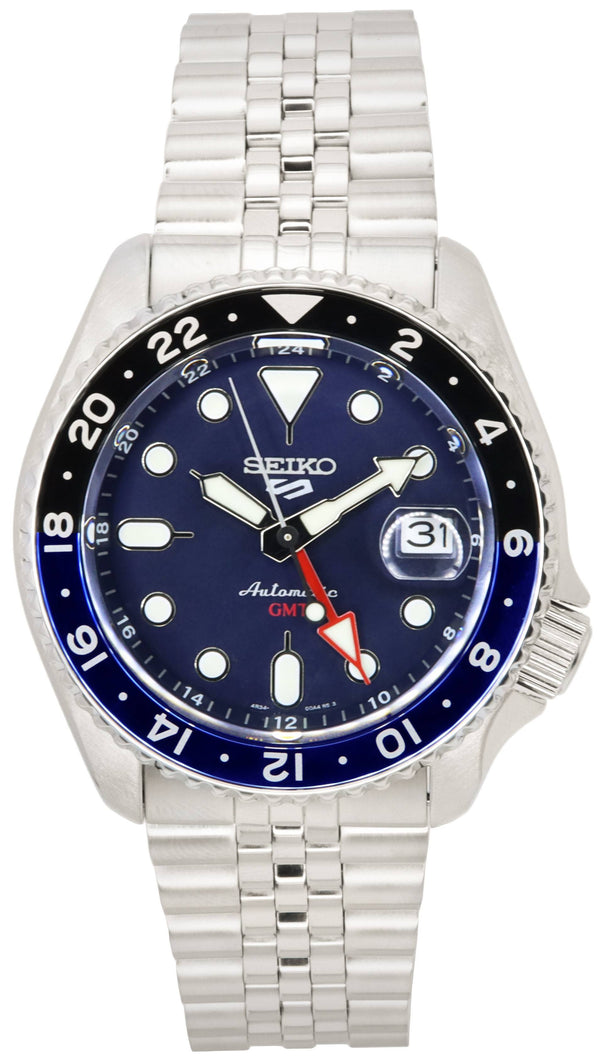 Seiko 5 Sports Blueberry GMT SKX Re-Interpretation Automatic SSK003 SSK003K1 SSK003K 100M Men's Watch