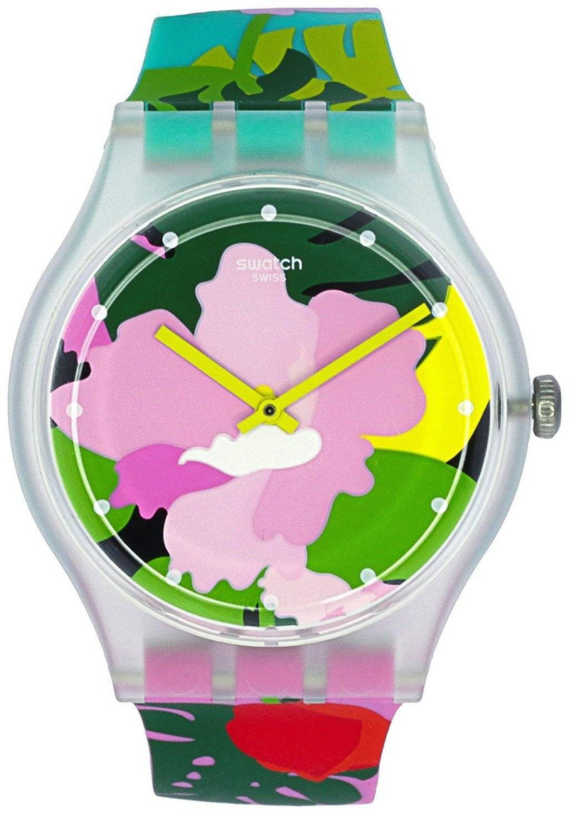 Swatch Originals Tropical Garden Analog Quartz SUOK132 Unisex Watch