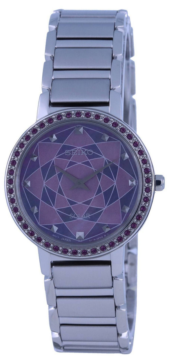 Seiko Discover More Stainless Steel Solar SUP453 SUP453P1 SUP453P Women's Watch