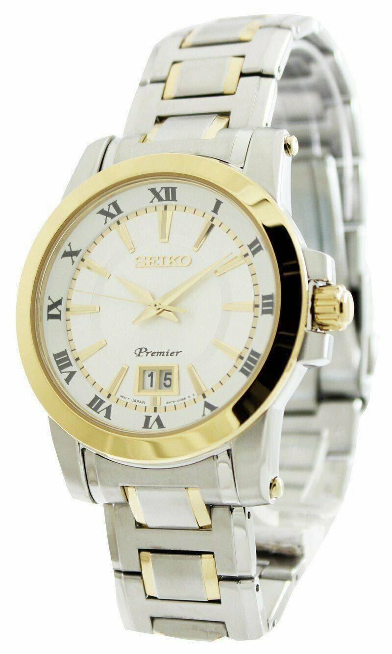 Seiko Premier Big Date Calendar SUR016 SUR016P1 SUR016P Men's Watch