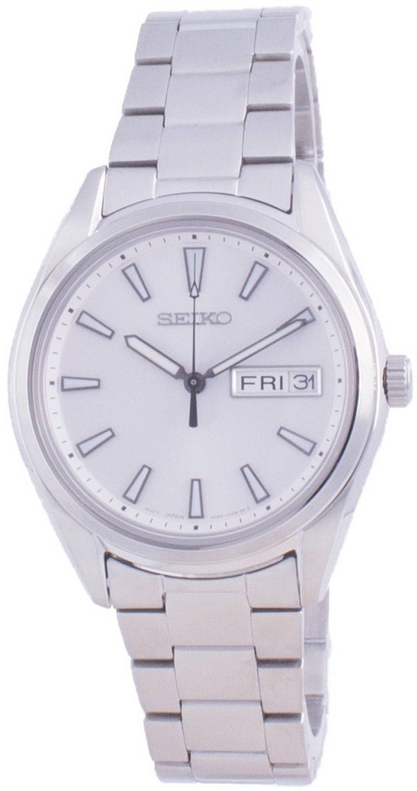 Seiko Silver Dial Quartz SUR345 SUR345P1 SUR345P 100M Men's Watch
