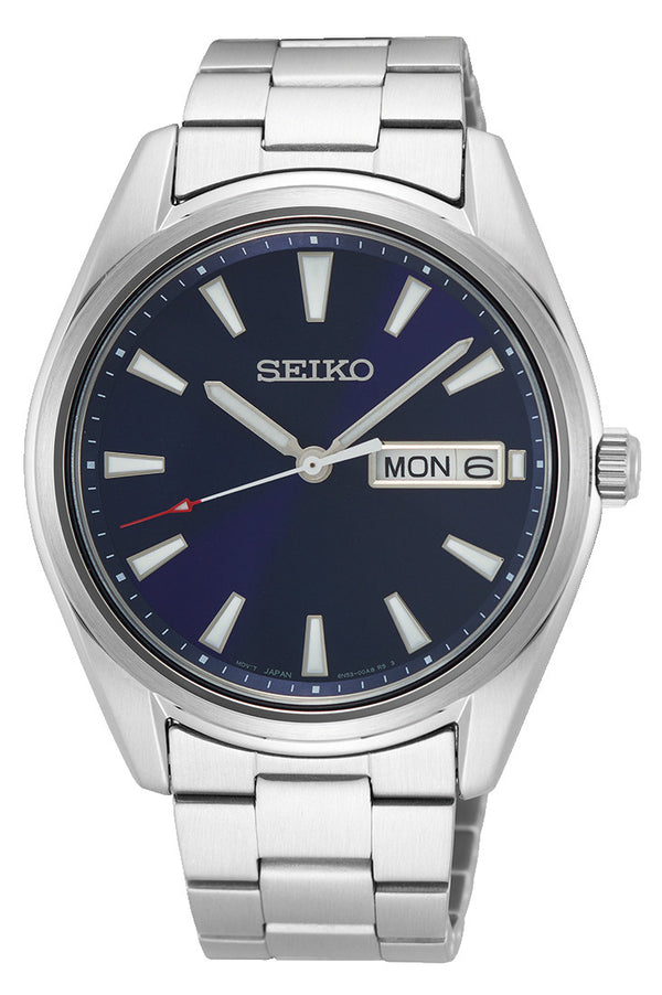 Seiko Blue Dial Quartz SUR347 SUR347P1 SUR347P 100M Men's Watch
