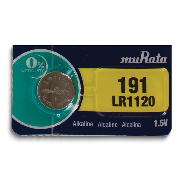 Pkg/5 Type LR1120 MuRata Alkaline Battery Tear Strip