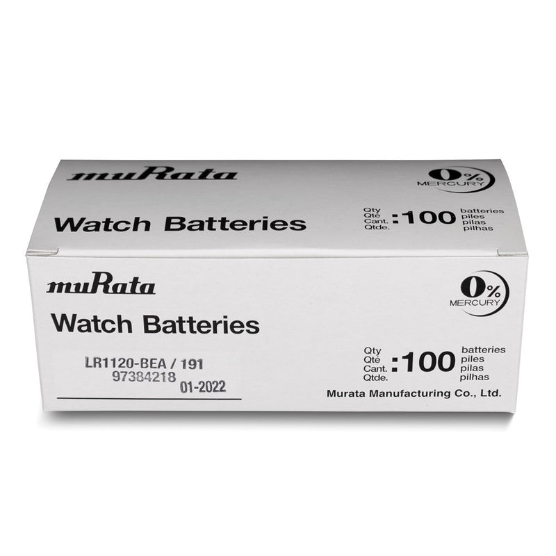 Pkg/5 Type LR1120 MuRata Alkaline Battery Tear Strip