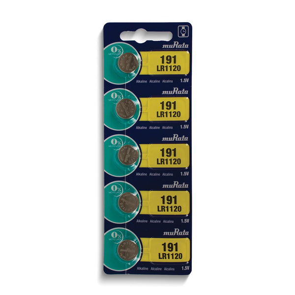 Pkg/5 Type LR1120 SONY-MuRata Alkaline Battery Tear Strip