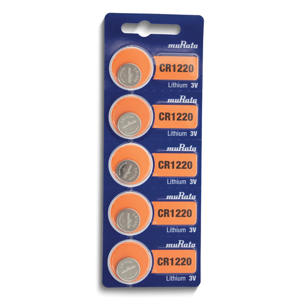 Pkg/5 Type 1220 MuRata Lithium Battery Tear Strip