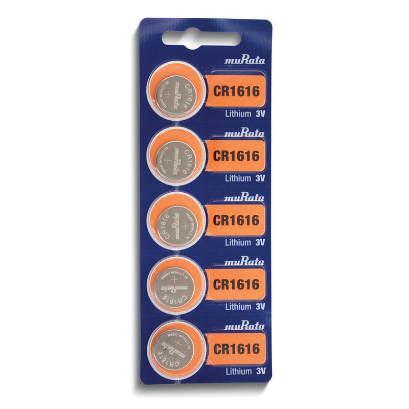 Pkg/5 Type 1616 SONY-MuRata Lithium Battery Tear Strip