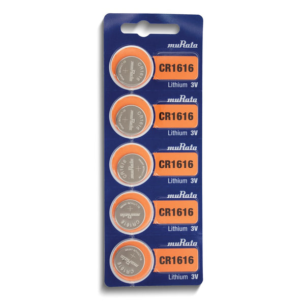 Pkg/5 Type 1616 MuRata Lithium Battery Tear Strip