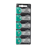 Pkg/5 Type 317 SONY-MuRata Watch Battery Tear Strip