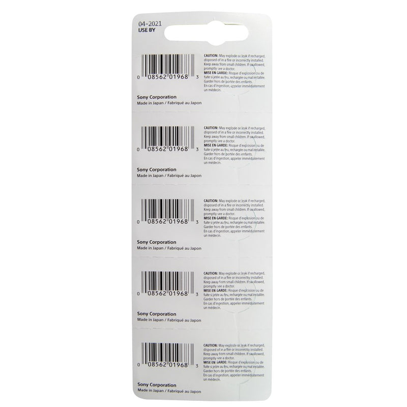 Pkg/5 Type 321 MuRata Watch Battery Tear Strip
