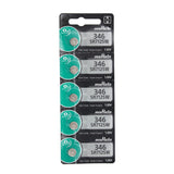 Pkg/5 Type 346 SONY-MuRata Watch Battery Tear Strip