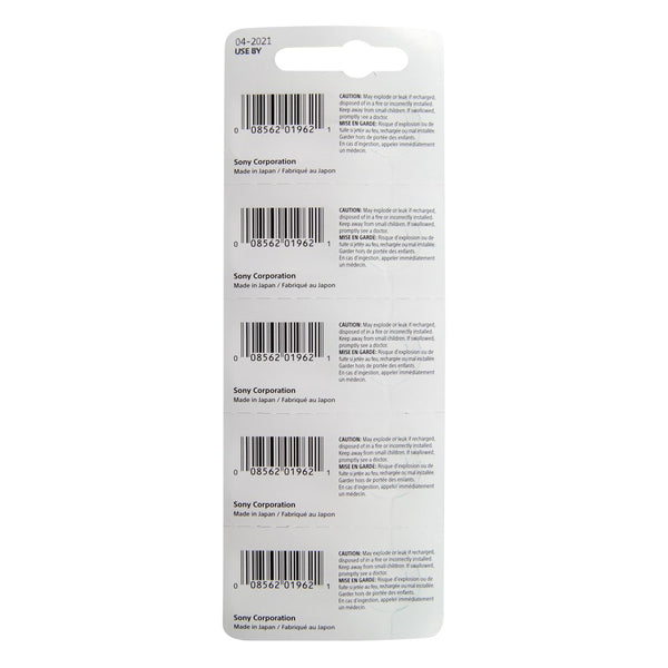 Pkg/5 Type 364 SONY-MuRata Watch Battery Tear Strip