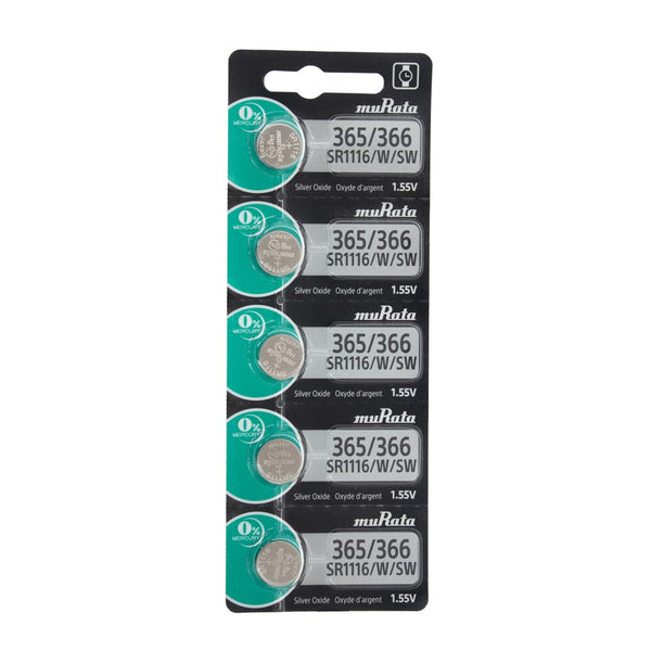 Pkg/5 Type 365/366 SONY-MuRata Watch Battery Tear Strip