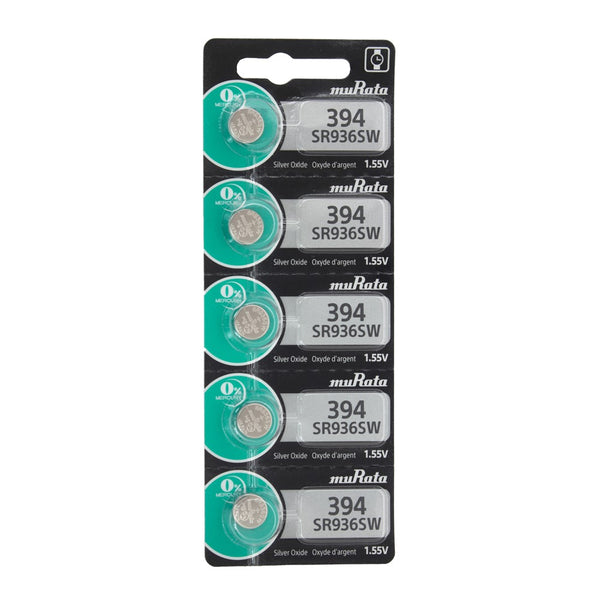 Pkg/5 Type 394 MuRata Watch Battery Tear Strip