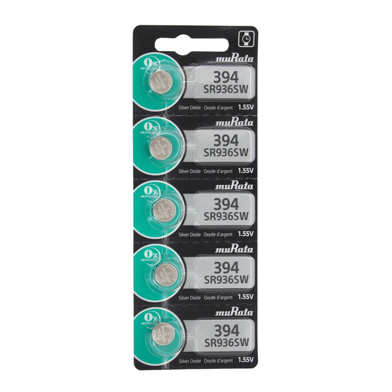 Pkg/5 Type 394 SONY-MuRata Watch Battery Tear Strip