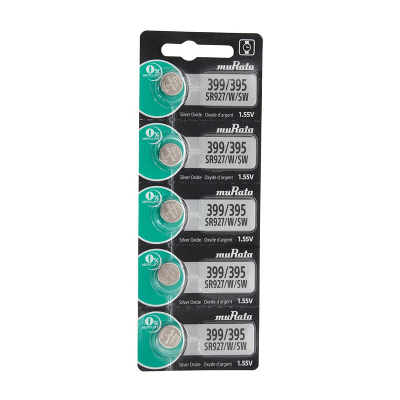 Pkg/5 Type 399/395 SONY-MuRata Watch Battery Tear Strip