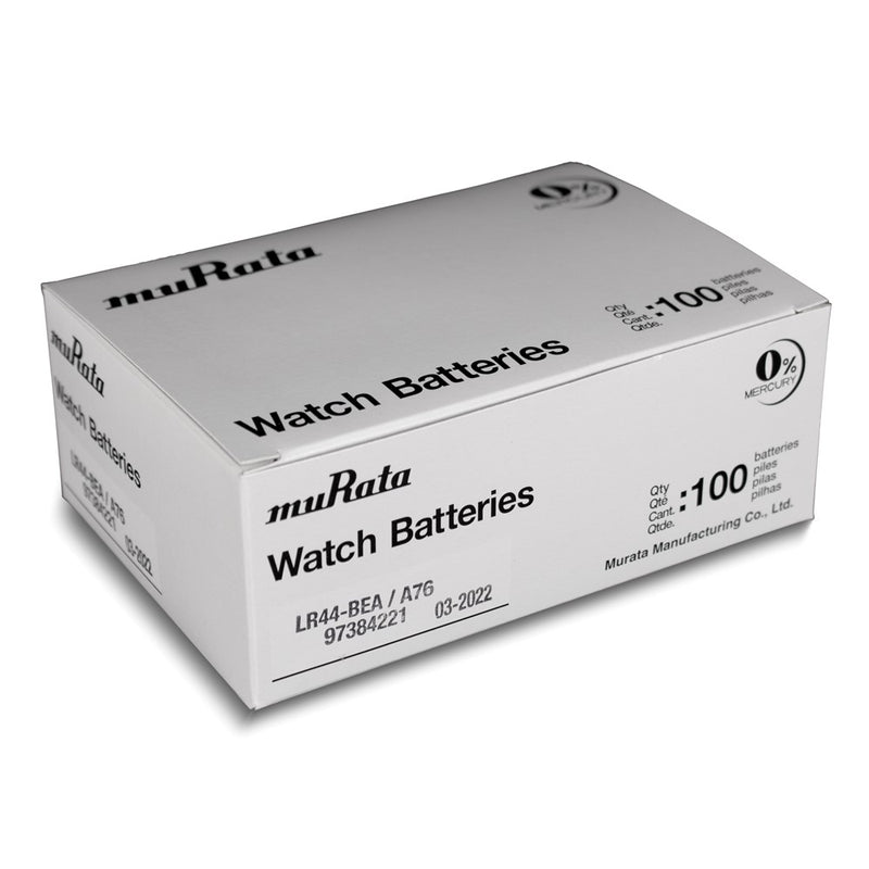 Pkg/5 Type LR44 MuRata Alkaline Battery Tear Strip