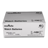 Pkg/5 Type LR44 MuRata Alkaline Battery Tear Strip