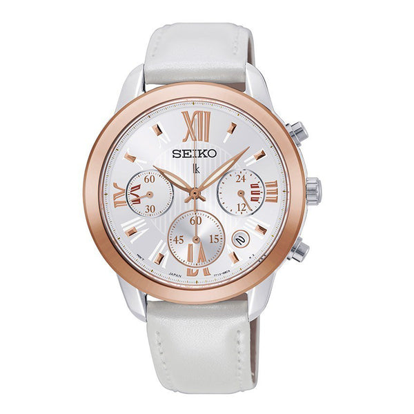 Seiko Lukia Chronograph Quartz SRWZ84 SRWZ84P1 SRWZ84P Women's Watch