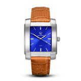 SQUARE MEN'S WATCH - LEGACY G Brushed steel - Blue dial